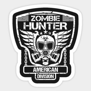 American Zombie Hunter Sticker